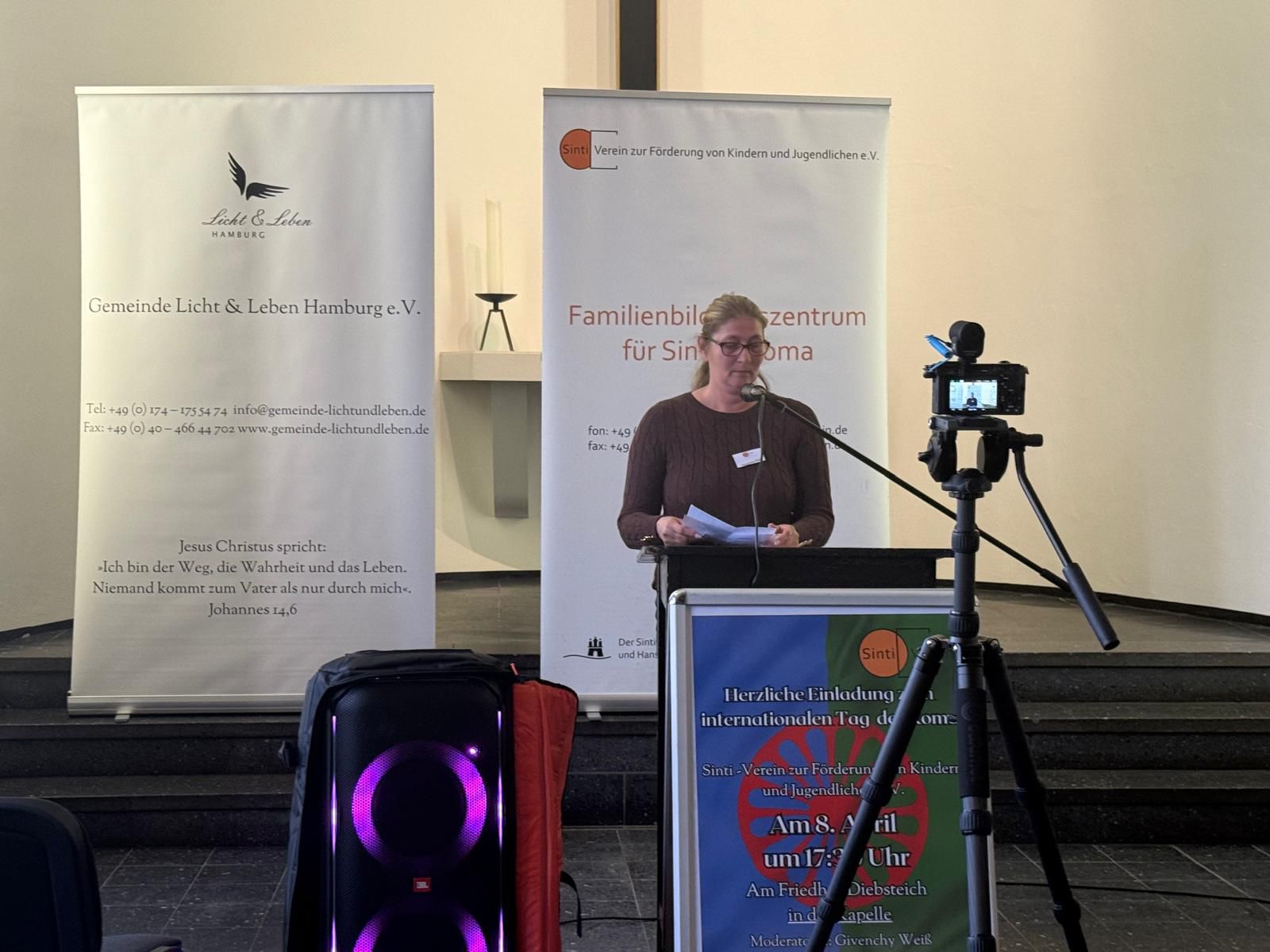 Gedenkveranstaltung zum Internationalen Tag der Roma